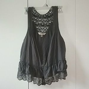 Sleeveless Gray Vest